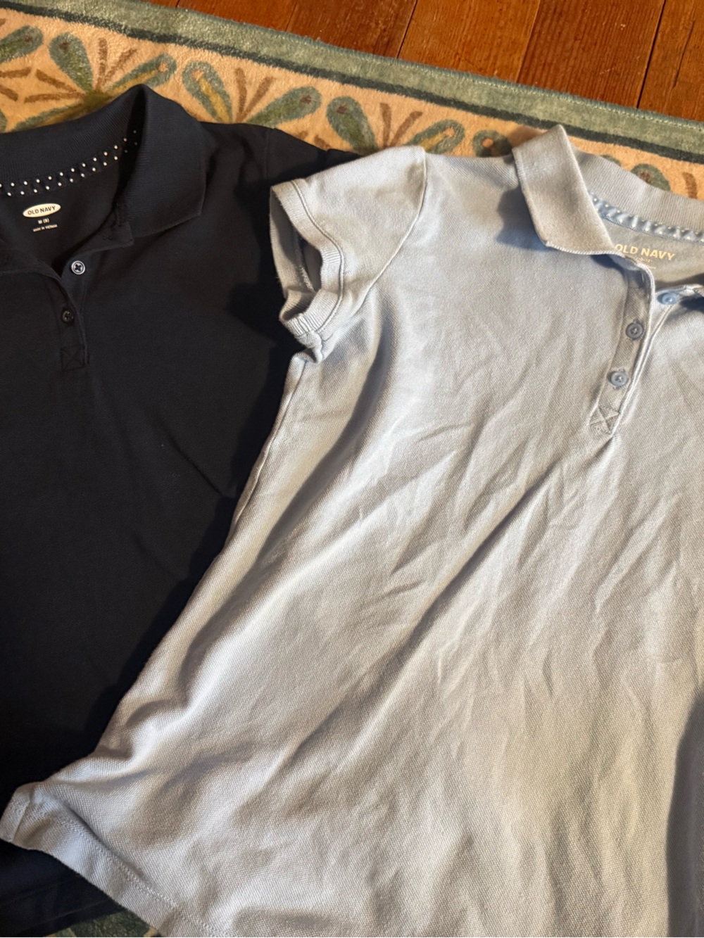 Navy and Light Blue Polo shirts